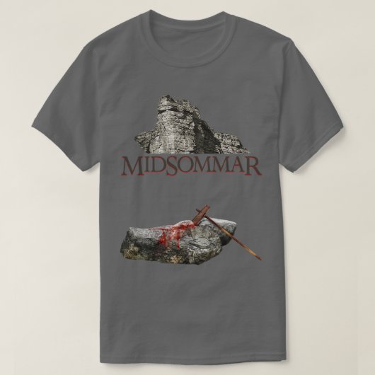 T-shirt Le choc de la falaise (Design devant)
