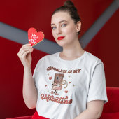 T-shirt Le Chocolat de Saint Valentin est ma Saint Valenti