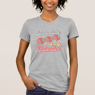 T-shirt Le chocolat est ma Saint Valentin