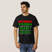 T-shirt Le choix du retraité (Devant entier)