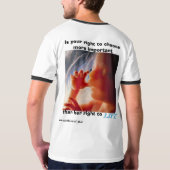 T-shirt Le choix, est inutile quand la question est, la (Dos entier)