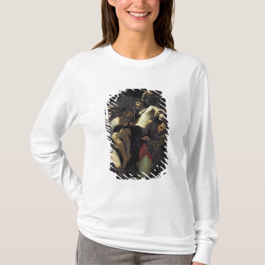 T-shirt Le Christ a adoré par les anges, St SebastiAn (Devant)