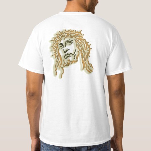 T-shirt Le Christ avec la couronne des épines (Dos)