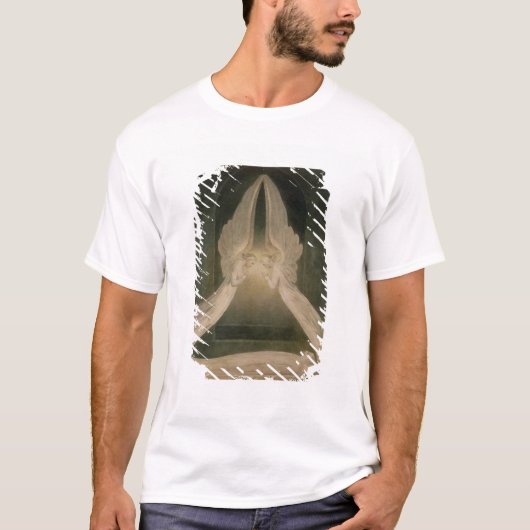 T-shirt Le Christ dans la tombe, gardée par des anges (Devant)