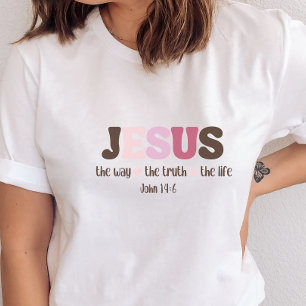 T-shirt Le Christ Jésus Est La Façon Dont La Vérité La Vie