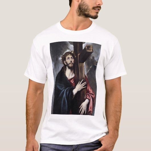 T-shirt Le Christ soutenant la croix (Devant)