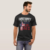 T-shirt Le Christianisme N'A Jamais Fait Partie De La Co (Devant entier)