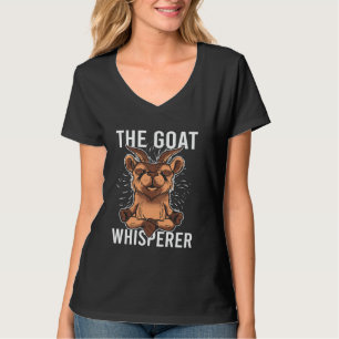 T-shirt Le chuchoteur de chèvre cadeau drôle d'animal de f