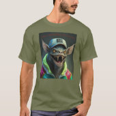 T-shirt Le Chupacabra qui rit (Devant)