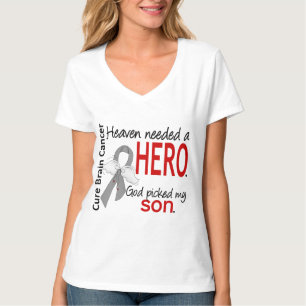 T-shirt Le ciel a eu besoin d'un fils de cancer du cerveau