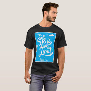 T-shirt Le ciel bleu de poudre de la Jordanie est le