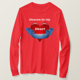 T-shirt Le Ciel Dans Mon Coeur Longue Manche Tee