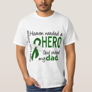 T-shirt Le ciel de Cancer de foie a eu besoin d'un papa de