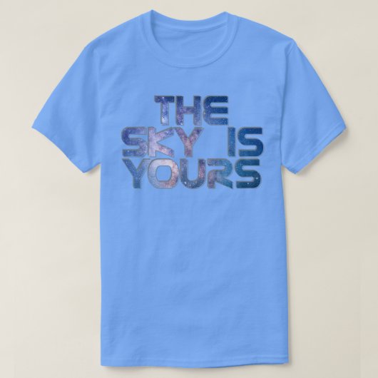 T-shirt Le Ciel est à vous 2 (Design devant)