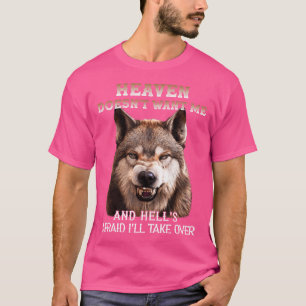 T-shirt Le Ciel Ne Veut Pas Que J'Ai Peur De L'Enfer Que J