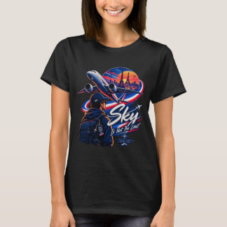 T-shirt Le ciel n'est pas la limite