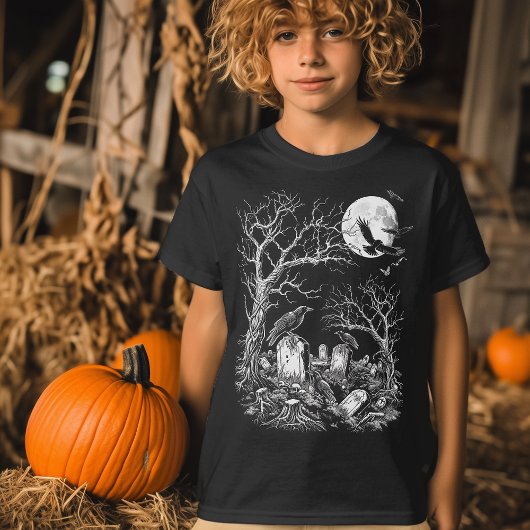 T-shirt Le cimetière Nevermore