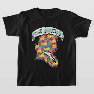 T-shirt Le cinquième de l'autisme Beethoven
