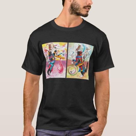 T-shirt Le cirque de chat de rat (Devant)