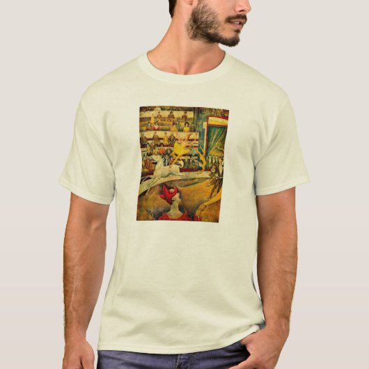 T-shirt Le cirque de Georges Seurat (1891) (Devant)