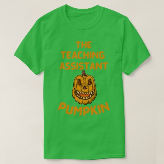 T-shirt Le Citrouille adjoint pédagogique Funny Halloween (Design devant)