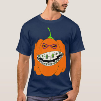 T-shirt Le Citrouille d'Halloween face à l'horreur orthodo