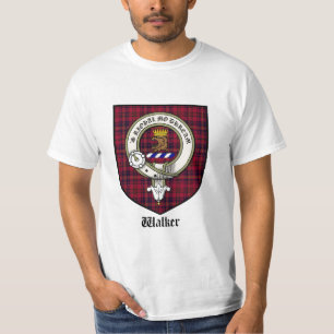 T-shirt Le clan de marcheur Crest le tartan de