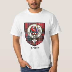 T-shirt Le clan de trotteur Crest le tartan d'insigne