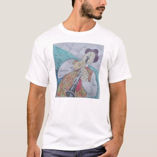 T-shirt le clarinettiste (Devant)