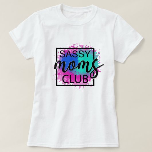 T-shirt Le club des mamans (Design devant)