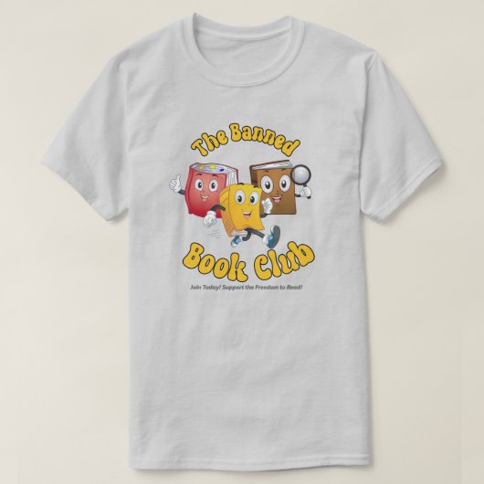 T-shirt Le club du livre interdit (Design devant)