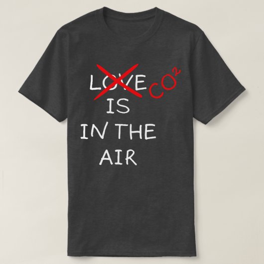 T-shirt Le Co2 Est Dans L'Activisme Climatique De L'Air (Design devant)