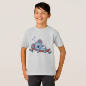 T-shirt Le Coala classique dort pour les enfants (Devant entier)