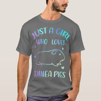 T-shirt Le Cochon de Guinée, juste une fille qui aime les
