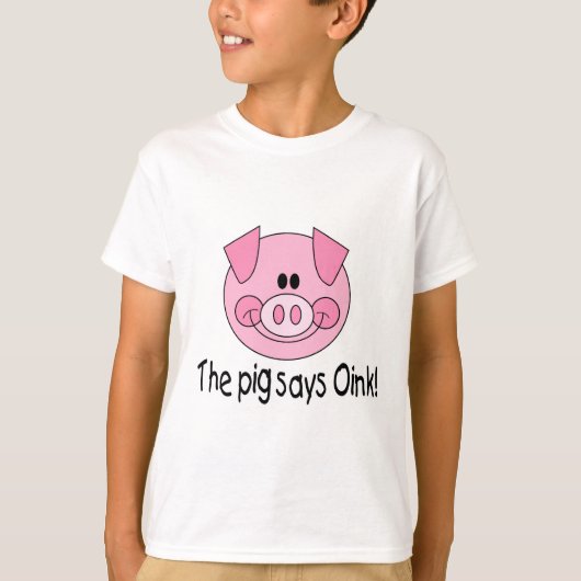 T-shirt Le cochon dit groin (Devant)
