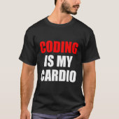 T-shirt Le Codage Funny Web Developer Est Mon Codage Cardi (Devant)
