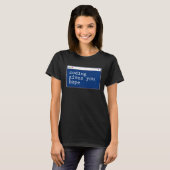 T-shirt Le codage vous donne de l'espoir (Devant entier)