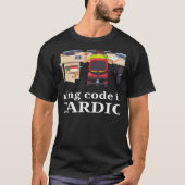 T-shirt Le Code D'Exécution Est Mon Cardio Software Develo (Devant)