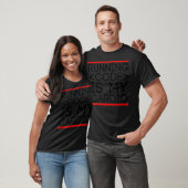 T-shirt Le Code En Cours D'Exécution Est Ma Commande Cardi (Unisexe)