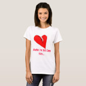 T-shirt Le coeur brisé (Devant entier)
