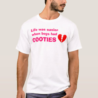 T-shirt Le coeur brisé, la vie était plus facile quand les