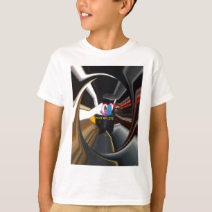 T-shirt Le cœur de l'agitation   Essentiel de bureau en ro