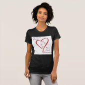 T-shirt Le coeur de Schnauzer géant (Devant entier)