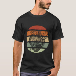 T-shirt Le Coeur Le Plus Chaste De St Joseph Retro Sunset