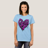 T-shirt Le coeur mort - filles (Devant entier)