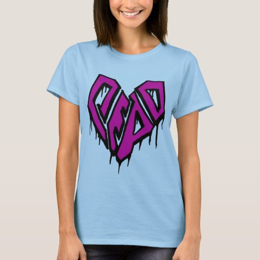 T-shirt Le coeur mort - filles (Devant)