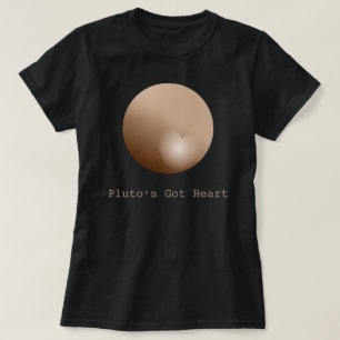 T-shirt Le coeur obtenu de Pluton