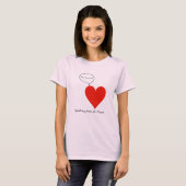 T-shirt Le coeur parle (Devant entier)