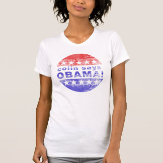 T-shirt le colin indique obama