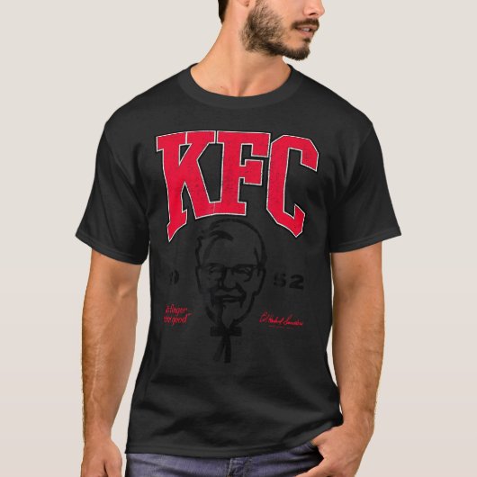 T-shirt Le Colonel Sanders Du Kfc Sous Licence Officielle  (Devant)